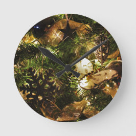 Reloj Redondo Mediano La mariposa del navidad