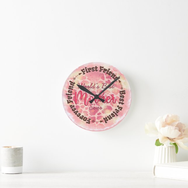 Reloj Redondo Mediano La mejor madre del mundo (Hogar)