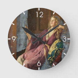 Reloj Redondo Mediano La Minx (por John Collier)