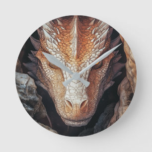 Reloj Redondo Mediano La mirada de Dragón