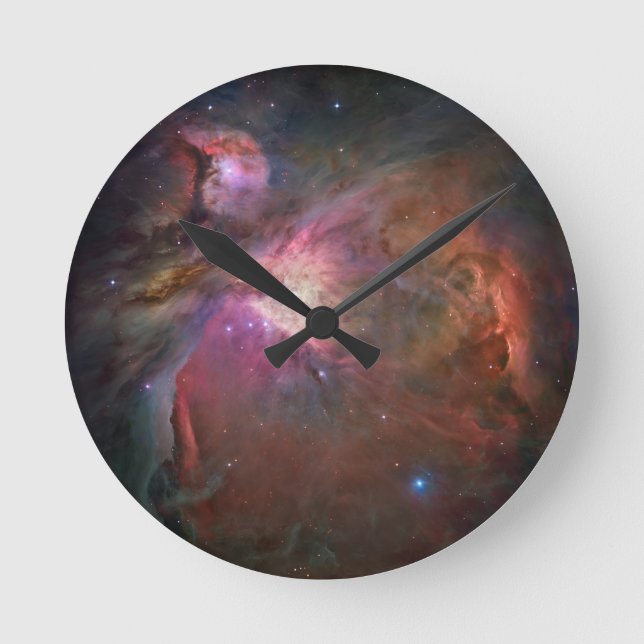 Reloj Redondo Mediano La nebulosa de Orión (Anverso)