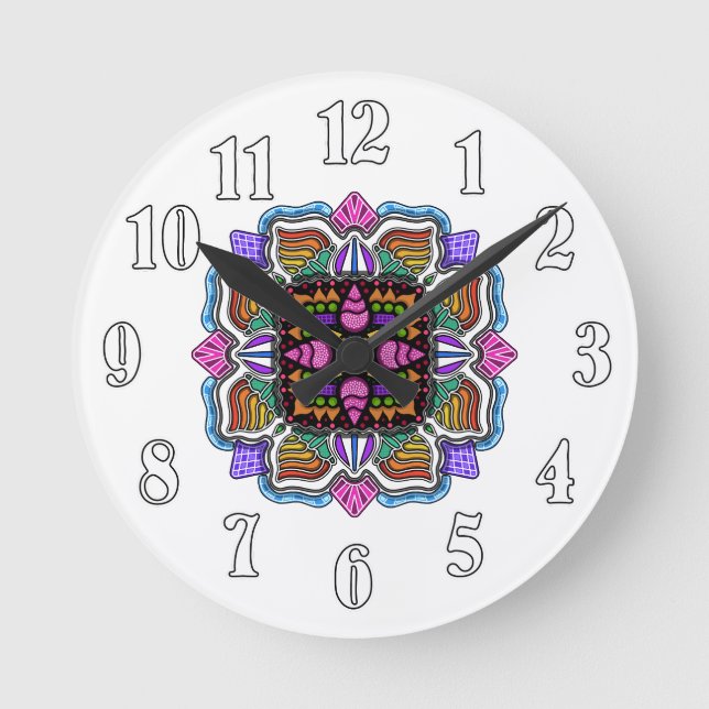 Reloj Redondo Mediano La pasión se enciende (Anverso)