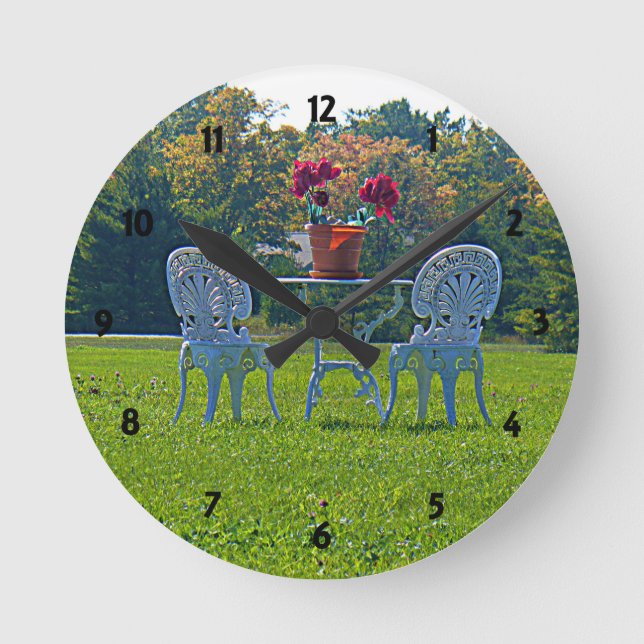 Reloj Redondo Mediano La pradera del amor (Anverso)