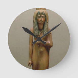 Reloj Redondo Mediano La reina divina Ahmose Nefertari (madera pintada)
