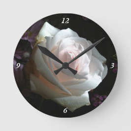 Reloj Redondo Mediano La Rosa Blanca -