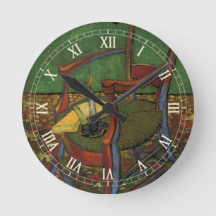 Reloj Redondo Mediano La Silla de Paul Gauguin de Vincent van Gogh
