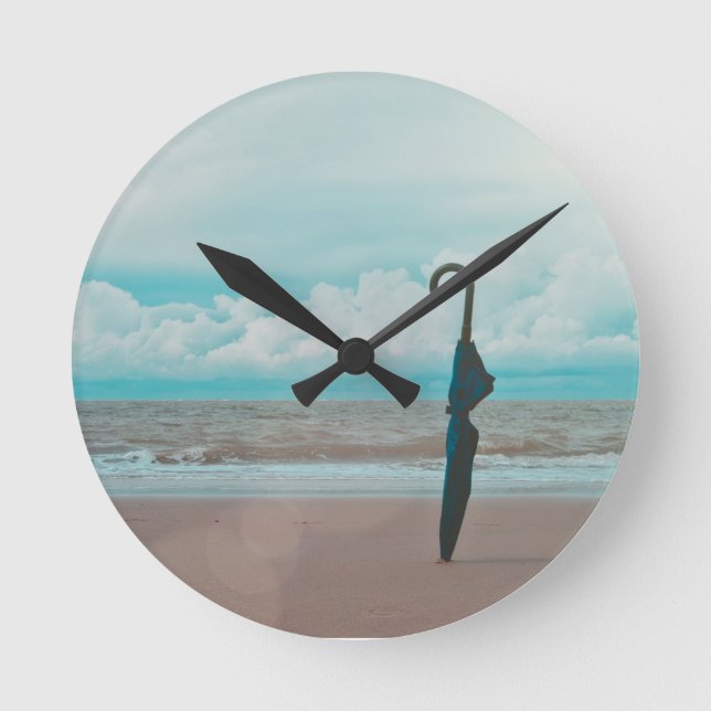 Reloj Redondo Mediano La sombrilla - (Anverso)