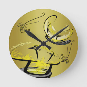 Reloj Redondo Mediano La tapa de luz Zaps