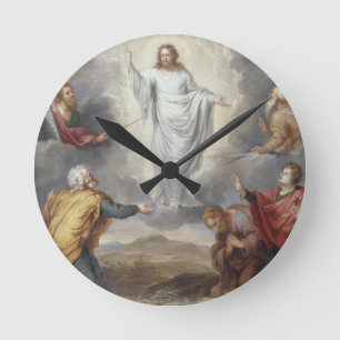Reloj Redondo Mediano La transfiguración (aceite sobre cobre)