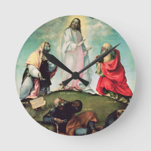 Reloj Redondo Mediano La transfiguración de Cristo, c.1510-12 (aceite so