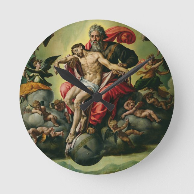 Reloj Redondo Mediano La trinidad santa (Anverso)