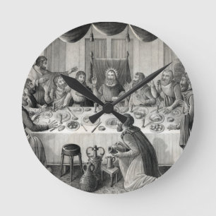 Reloj Redondo Mediano La última cena