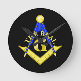 Reloj Redondo Mediano La verdadera masónica G