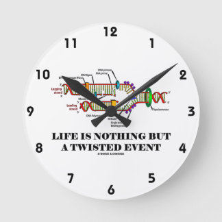 Reloj Redondo Mediano La Vida No Es Nada Más Que Un Acontecimiento Retor