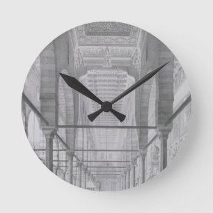 Reloj Redondo Mediano La vista del santuario de la mezquita de Moyed,