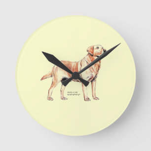 Reloj Redondo Mediano Labrador Retriever