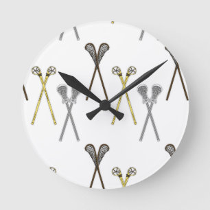 Reloj Redondo Mediano Lacrosse Sticks