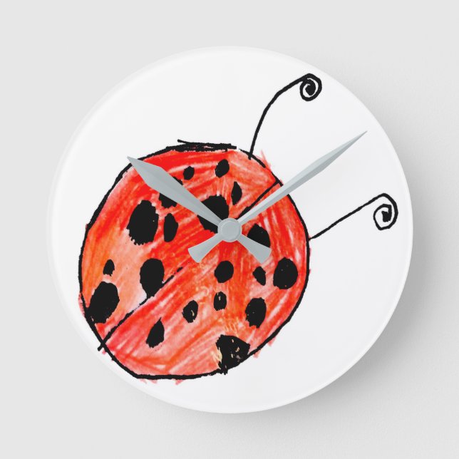 Reloj Redondo Mediano Ladybug (Anverso)