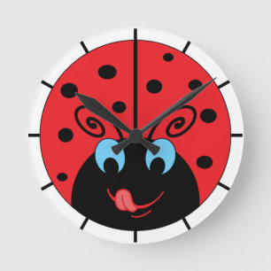 Reloj Redondo Mediano Ladybug