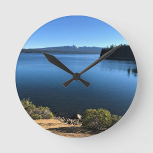 Reloj Redondo Mediano Lago Crescent, OR