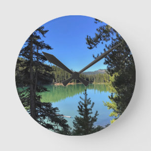 Reloj Redondo Mediano Lago del diablo, OR