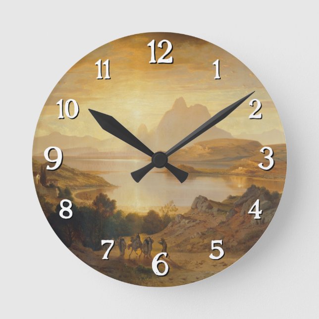 Reloj Redondo Mediano Lago di Lugano - Albert Zimmermann (Anverso)