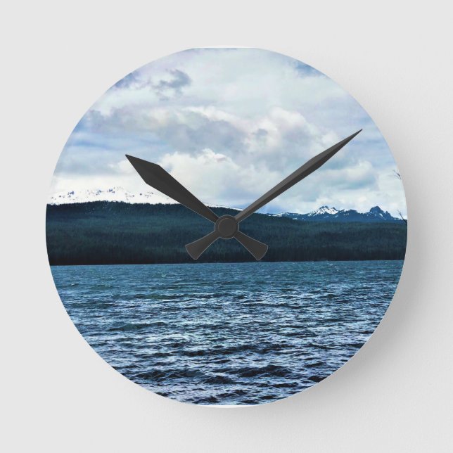 Reloj Redondo Mediano Lago Odell, OR (Anverso)