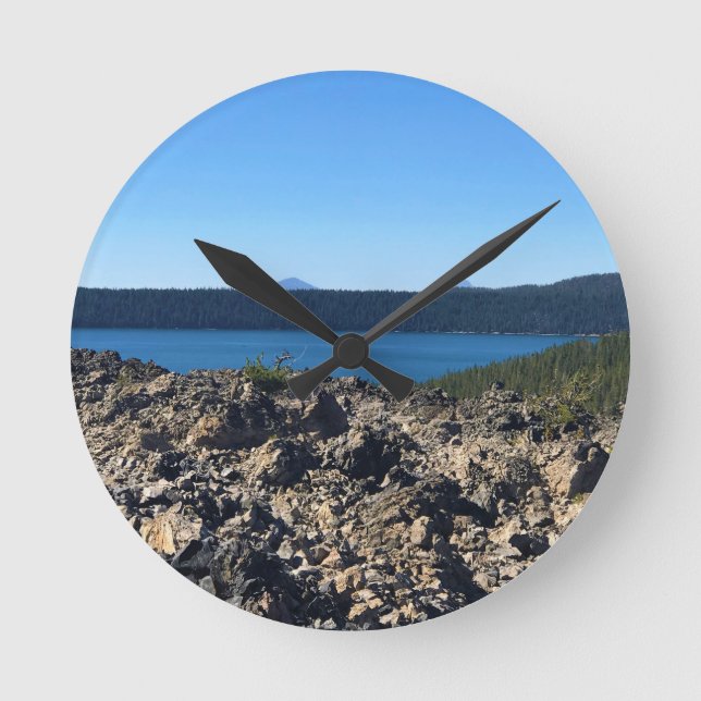 Reloj Redondo Mediano Lago Paulina, OR (Anverso)