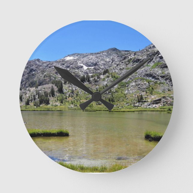 Reloj Redondo Mediano Lago Shell, Paso Tioga, CA (Anverso)