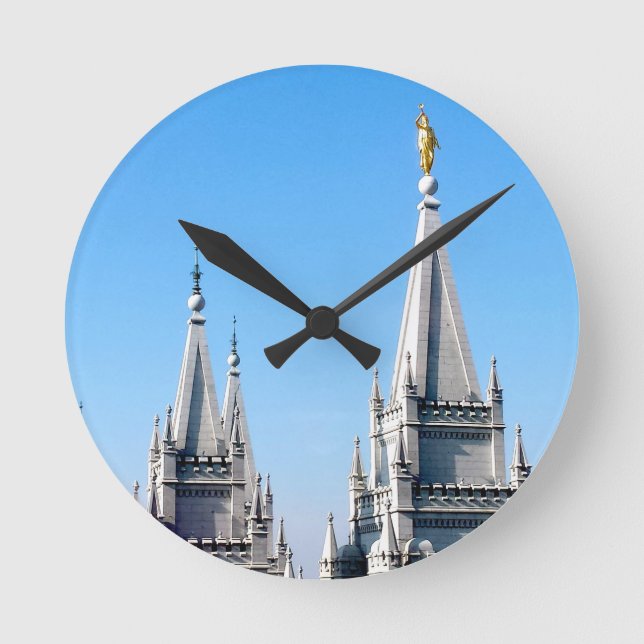 Reloj Redondo Mediano lagos salados ciudad templo angel moroni (Anverso)