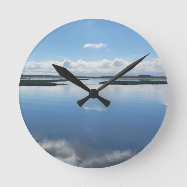 RELOJ REDONDO MEDIANO LAKE BLUE (Anverso)