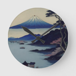Reloj Redondo Mediano Lake, Pine and Mountain - Japan