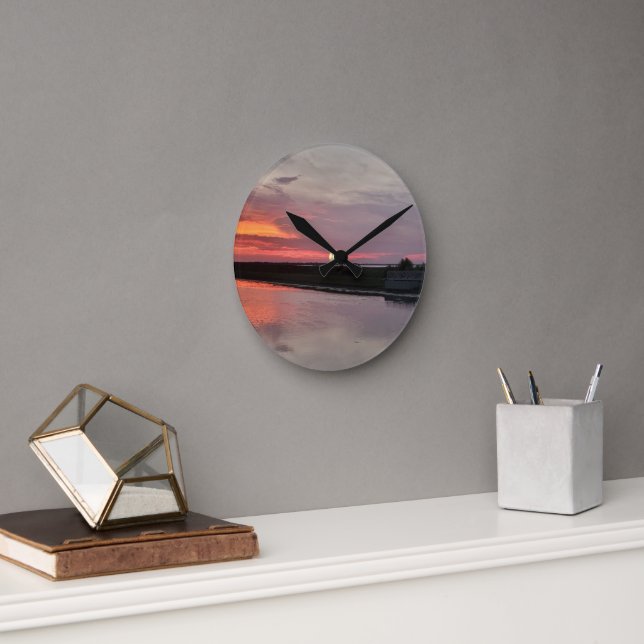 RELOJ REDONDO MEDIANO LAKE SKY FUN (Oficina)