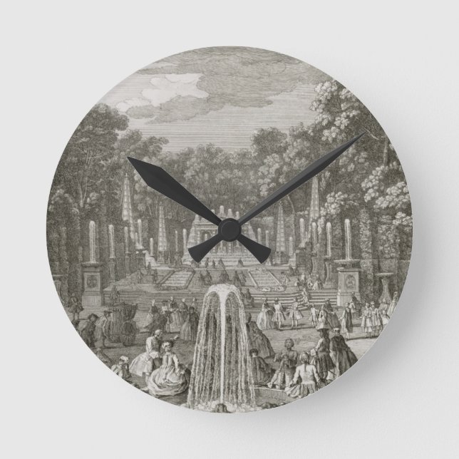 Reloj Redondo Mediano L'Arc de Triomphe, Versalles (grabado) (Anverso)