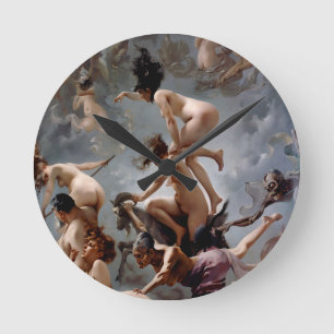 Reloj Redondo Mediano Las brujas van al sábado - Luis Ricardo Falero