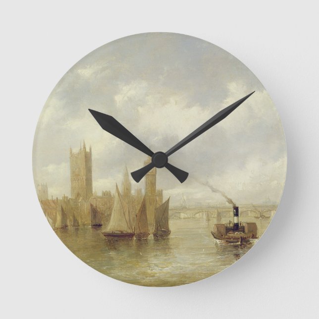 Reloj Redondo Mediano Las cámaras del Parlamento (Anverso)