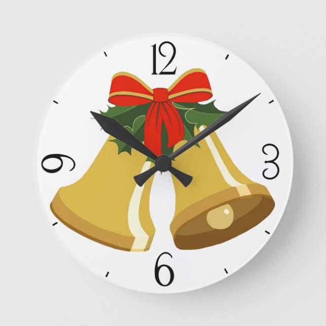 Reloj Redondo Mediano Las campanas están sonando (Anverso)