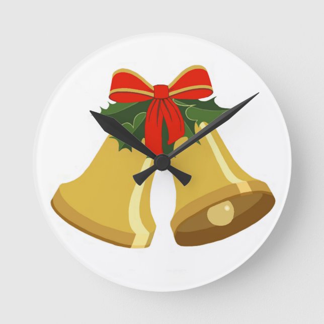 Reloj Redondo Mediano Las campanas están sonando (Anverso)