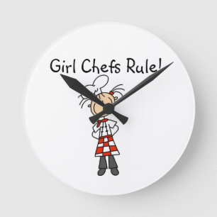 Reloj Redondo Mediano Las Chefs Mandan