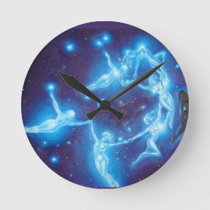 Reloj Redondo Mediano Las pleiades