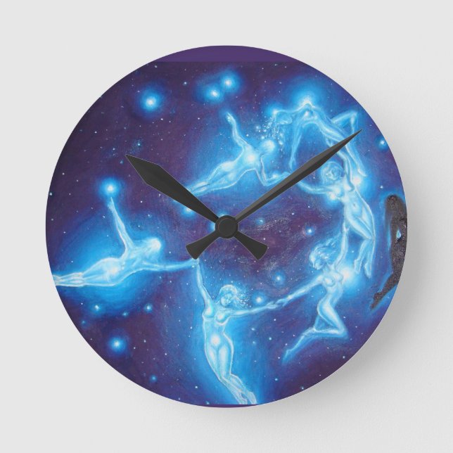 Reloj Redondo Mediano Las pleiades (Anverso)