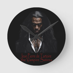 Reloj Redondo Mediano Las sátiras de vampiros cubren el arte