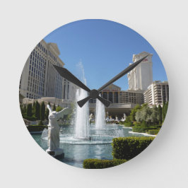 Reloj Redondo Mediano Las Vegas Caesars Palace Fuente Fuentes