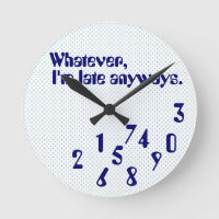 Late humor  Clock