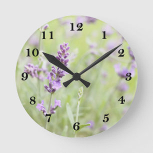 Reloj Redondo Mediano Lavanda