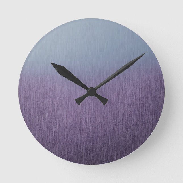 Reloj Redondo Mediano Lavender Rainfall  (Anverso)