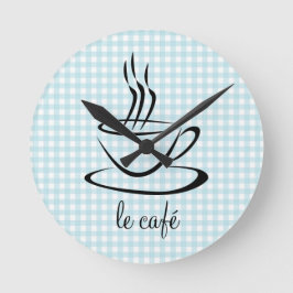 Reloj Redondo Mediano Le Cafe Personalized Kitchen Acrylic