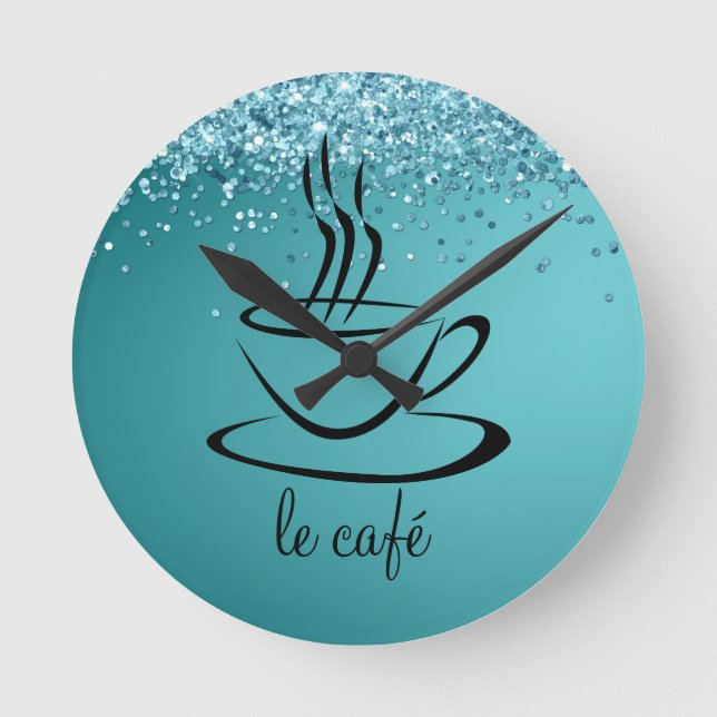 Reloj Redondo Mediano Le Cafe Personalized Kitchen Acrylic (Anverso)