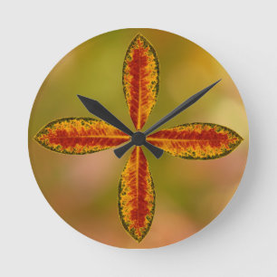 Reloj Redondo Mediano Leaf