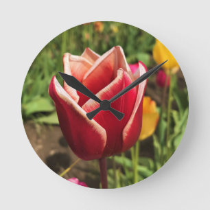 Reloj Redondo Mediano Leen Van Der Mark Tulip, Oregon